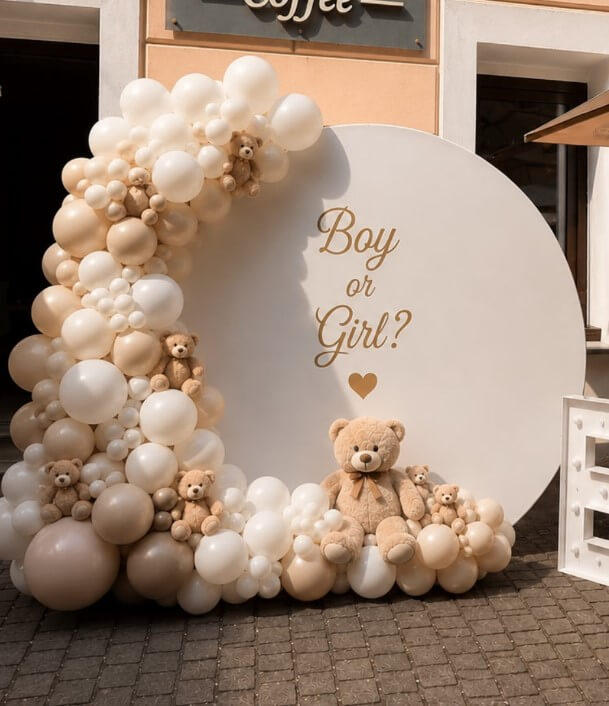 Scris personalizat din plexiglas pentru panou cu baloane